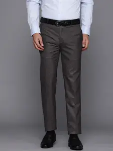 Raymond Men Checked Slim Fit Trousers