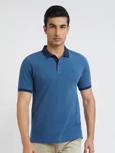 Raymond Modern Fit Pure Cotton Polo Collar T-shirt