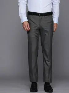 Raymond Men Checked Slim Fit Trousers