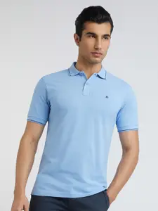 Raymond Modern Fit Pure Cotton Polo Collar T-shirt