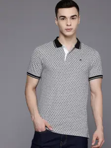 Raymond Printed Polo Collar Pure Cotton T-shirt