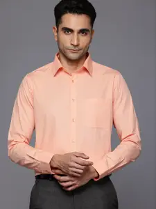 Raymond Pure Cotton Slim Fit Opaque Formal Shirt