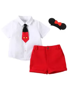 StyleCast x Revolte Boys Printed Shirt with Shorts