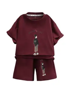 StyleCast x Revolte Boys Printed T-shirt with Short