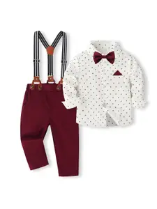 StyleCast x Revolte Boys Printed Shirt with Trouser