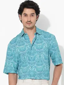 RARE RABBIT PICANO Ethnic Motifs Comfort Cotton Opaque Casual Shirt