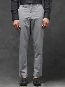 RARE RABBIT Men Mid Rise Regular Fit Trouser