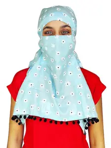 SWITCHON Floral Printed Lightweight & Breathable Scarf