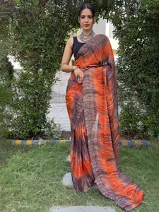 LeeliPeeri Designer Ombre Silk Blend Ready to Wear Saree