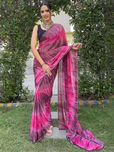 LeeliPeeri Designer Ombre Silk Blend Ready to Wear Saree