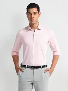 Arrow Men Slim Fit Opaque Striped Formal Shirt