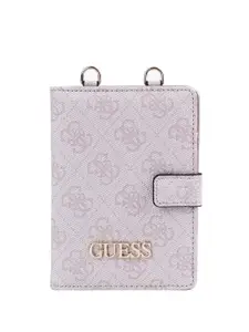 GUESS Women Printed Passport Holder
