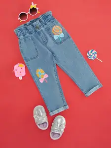 Pantaloons Baby Infant Girls Clean Look Jeans