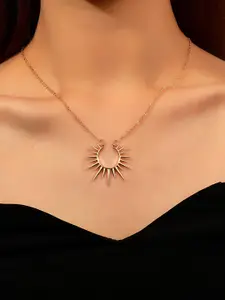 Goho Sunburst Pendant Necklace