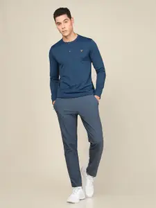 Technosport Men Henley Neck Slim Fit T-shirt