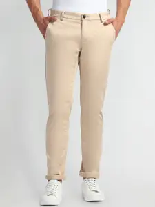 Arrow Sport Men Slim Fit Mid-Rise Trousers