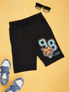 Pantaloons Junior Boys Printed Cotton High-Rise Shorts