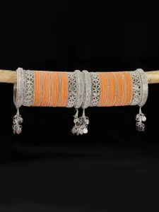 LAVAZZA Set of 70 AD-Studded Bridal Chuda Bangle Set