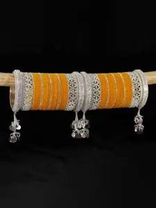 LAVAZZA Set of 70 AD-Studded Bridal Chuda Bangle Set