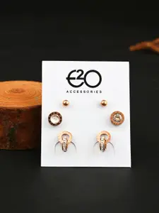 E2O Set Of 2 Studs Earrings