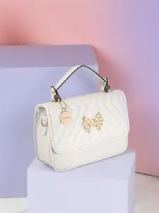 DressBerry Structured Quilted Satchel