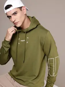 FCUK Brand Logo Printed Hooded Sweatshirt