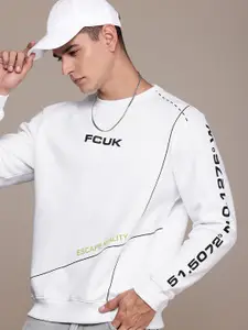 FCUK Long Sleeves Printed Sweatshirt