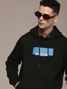 FCUK Brand Logo Printed Hooded Sweatshirt