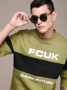 FCUK Long Sleeves Printed Sweatshirt
