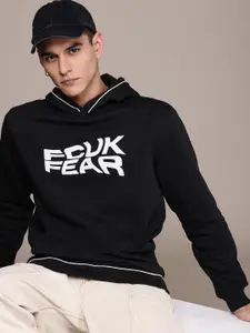 FCUK Printed Hooded Sweatshirt
