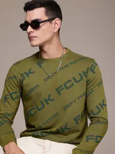FCUK Brand Logo Printed Sweatshirt