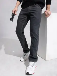 WROGN Men Straight Fit Stretchable Jeans