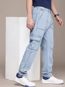 WROGN Men Stretchable Cargo Style Jeans