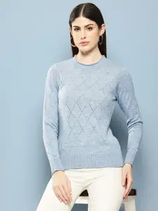 Chemistry Open-Knit Pullover