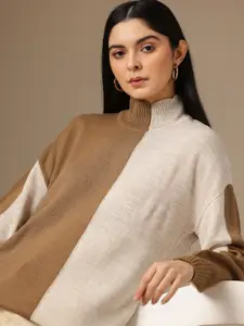 Chemistry Colourblocked Longline Pullover