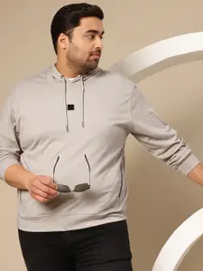 Sztori Plus Size Hooded Pullover Sweatshirt