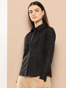 her by invictus Pintucks Formal Shirt