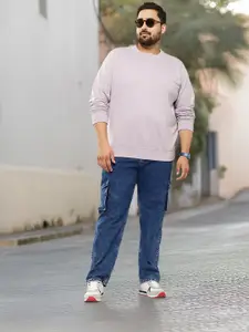 Sztori Plus Size Printed Sweatshirt