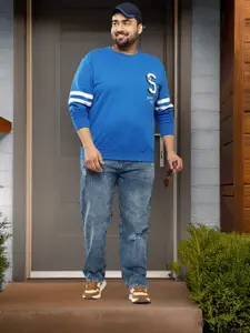 Sztori Plus Size Printed Sweatshirt