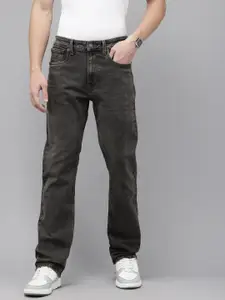 U.S. Polo Assn. Denim Co. Men Harold Slim Straight Fit Heavy Fade Stretchable Jeans