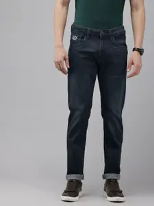 U.S. Polo Assn. Denim Co. Men Slim Fit Light Fade Embroidered Stretchable Jeans