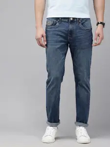 U.S. Polo Assn. Denim Co. Men Brandon Tapered Slim Fit Heavy Fade Stretchable Jeans