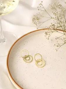 Priyaasi Gold Plated Drop Earrings