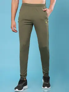 Technosport Men Slim-Fit Mid Rise Techno Dry Track Pants