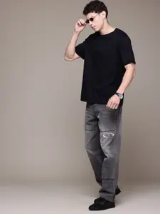 Roadster Men Cotton Loose Fit Light Fade Jeans