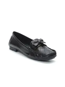 Zoom Shoes Women Round Toe Lightweight Leather Loafers