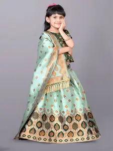 BAESD Girls Woven Design Ready to Wear Lehenga & Choli With Dupatta
