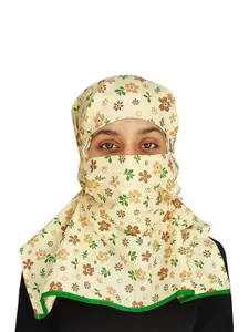 SWITCHON Floral Printed Cotton Scarf