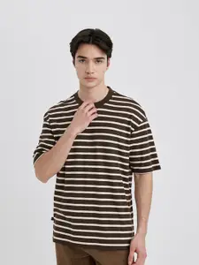 DeFacto Men Striped  T-shirt