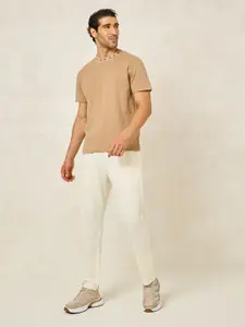 Styli Men Eco-Earth Slim Terry Open-Hem Joggers